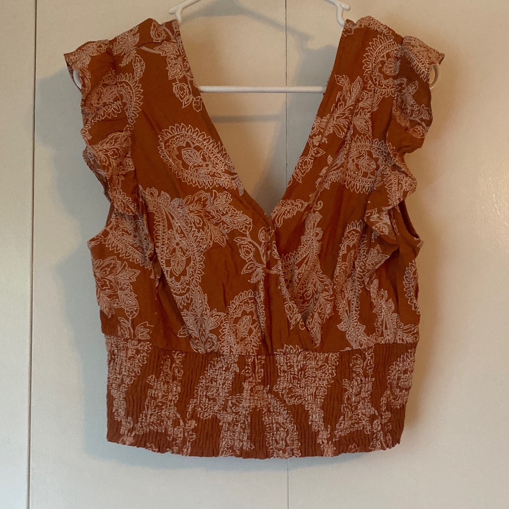 Paisley Crop Top